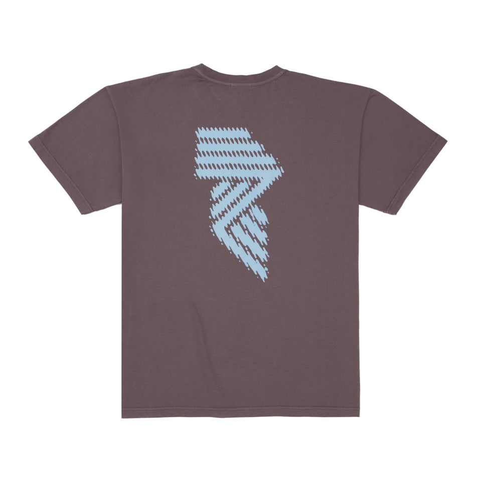'R' LOGO TEE DEEP TAUPE