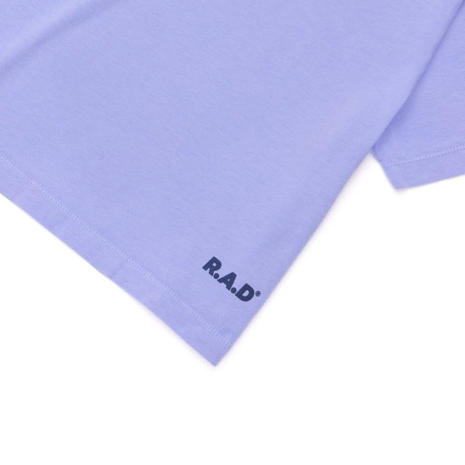 LOGO CROP TEE BABY LAV at R.A.D® - Performance Crop Tee