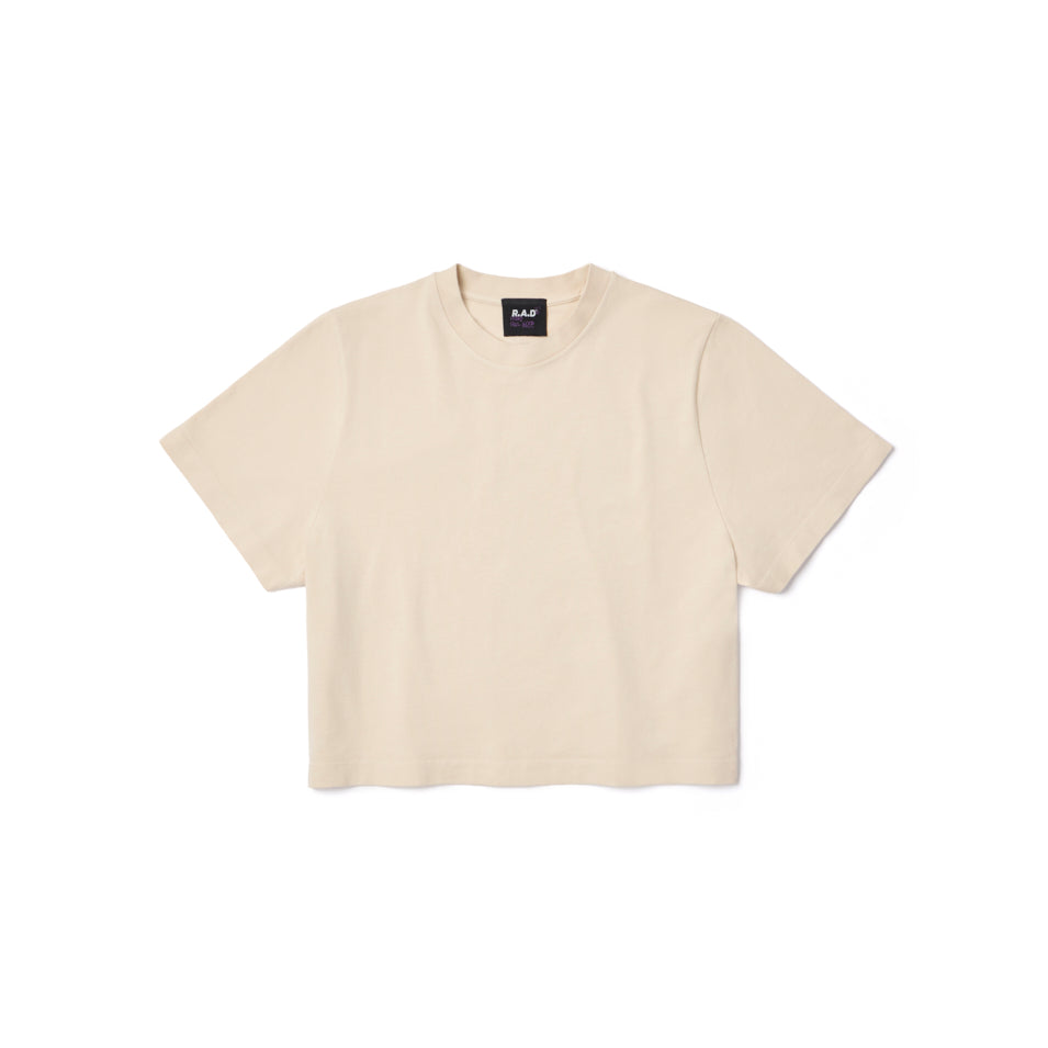 CROP TEE SAND