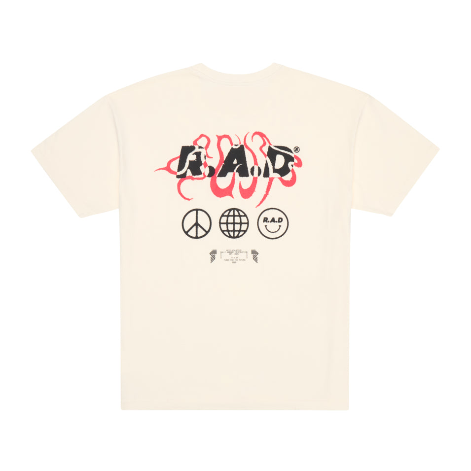 HEAVY™ ACID ATHLETICS TEE OFF WHITE at R.A.D® - Performance Tees