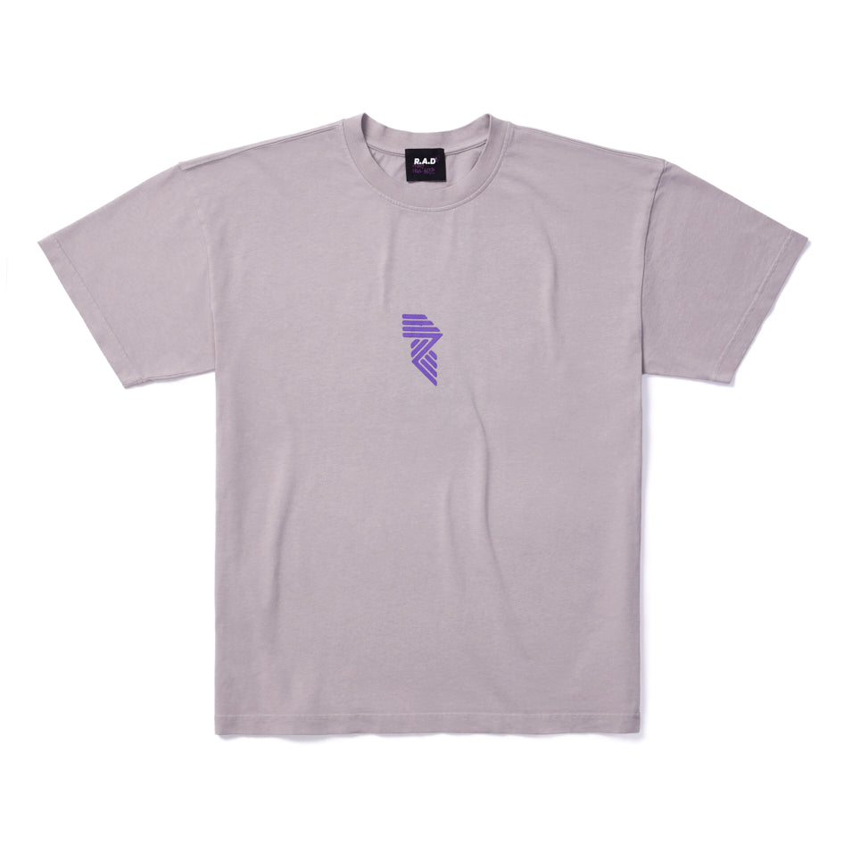 HEAVY™ GLOBE TEE LILAC GRAY