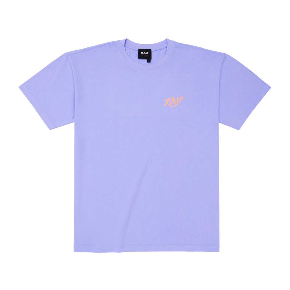 HEAVY™ GLOBE TEE BABY LAV at R.A.D® - Performance Tees . GLOBE_STANDARDSSTEE_BABYLAV_1