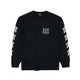 LONG SLEEVE METAL TEE BLACK at R.A.D® - Performance Long Sleeve Tees . GOTHICMENSLS_BLACK_A