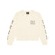 LONG SLEEVE METAL CROP TEE OFF WHITE at R.A.D® - Performance Long Sleeve Tees . GOTHICWOMENSLSCROP_TOFU_A