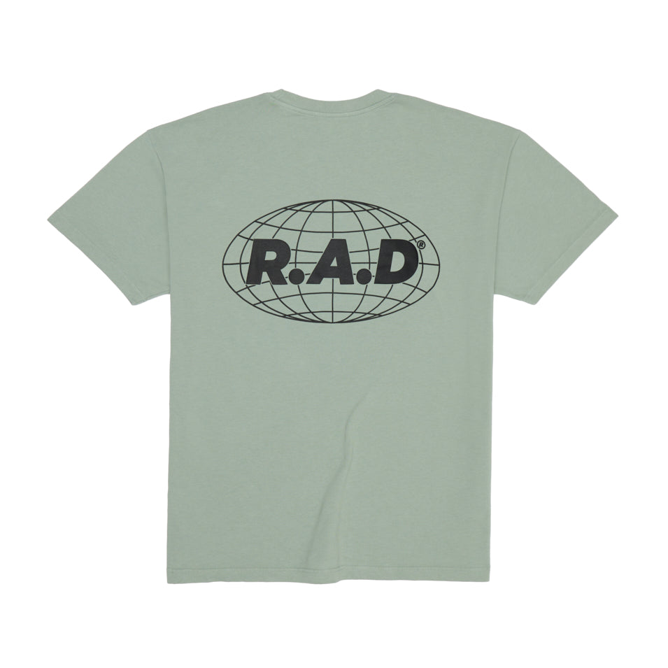 HEAVY™ GLOBE TEE JADE at R.A.D® - Performance Tees