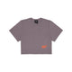SKETCH CROP TEE LILAC MAUVE at R.A.D® - Performance Crop Tee . HEAVYSTRIKECROP_SHARK_1