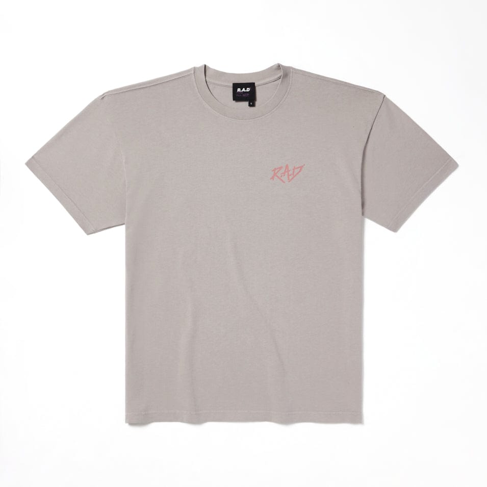 HEAVY™ 'R' GLOBE TEE GULL GRAY