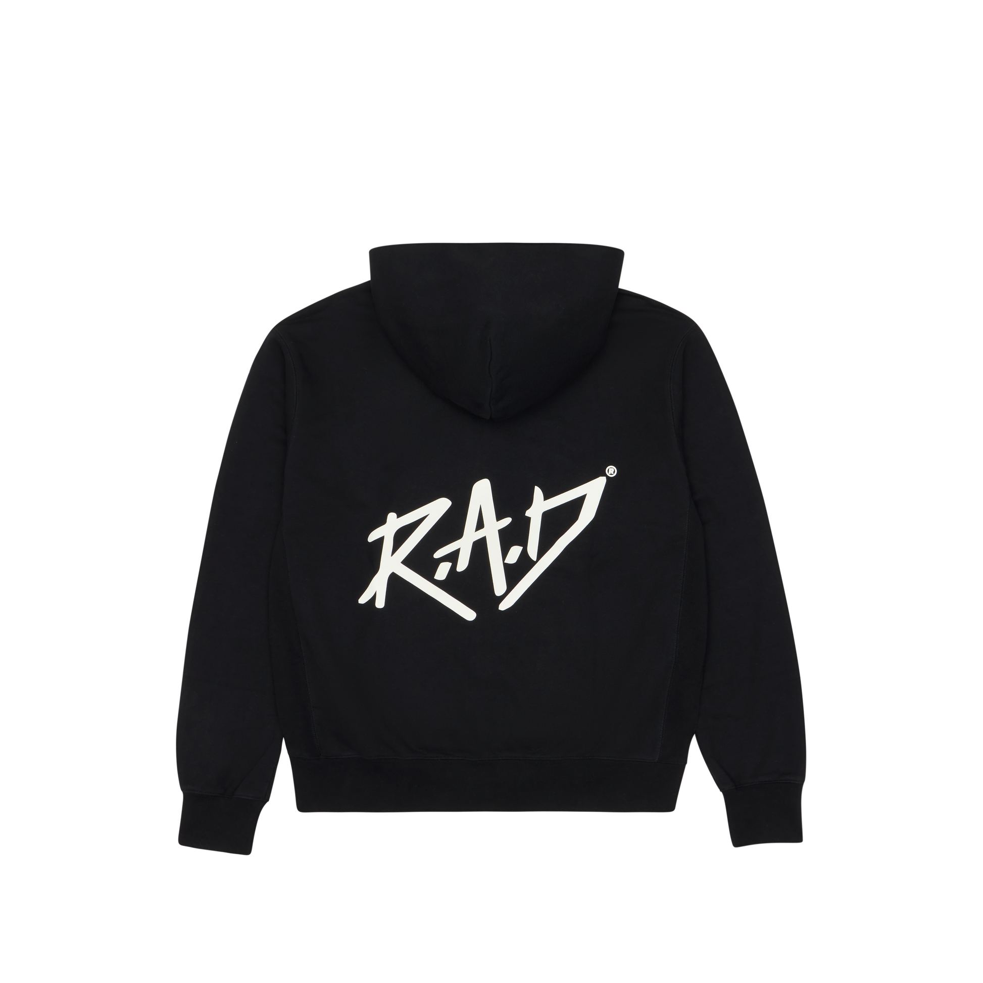 ZIP SKETCH HOODIE BLACK at R.A.D® - Performance Sweats . MENSZIPHOODIE_BLACK_0425-ZHSKBL_B