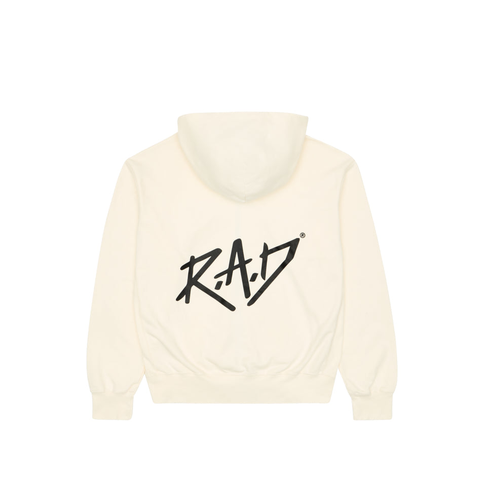ZIP SKETCH HOODIE OFF WHITE at R.A.D® - Performance Sweats . MENSZIPHOODIE_TOFU_0425-ZHSKOW_B