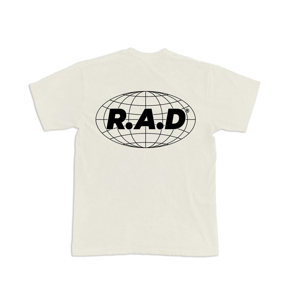 R.A.D Globe Tee Off White