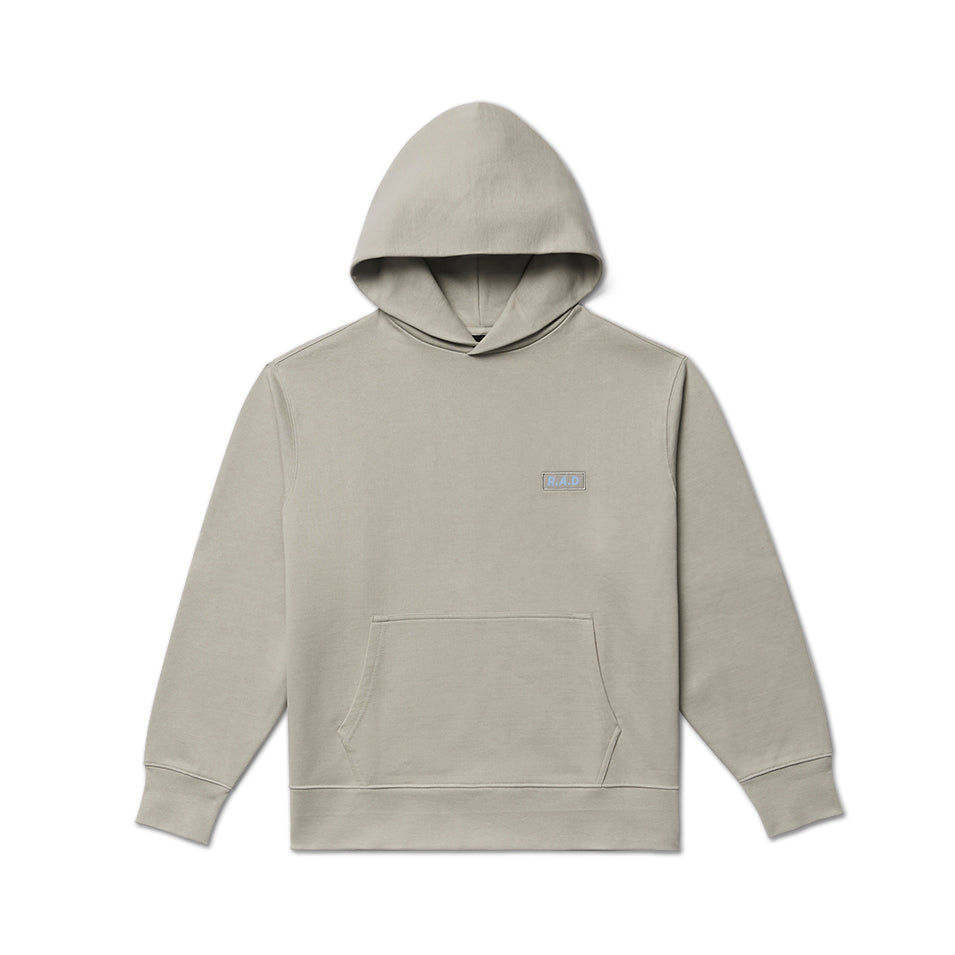 R.A.D CREW HOODED SWEAT CLAY