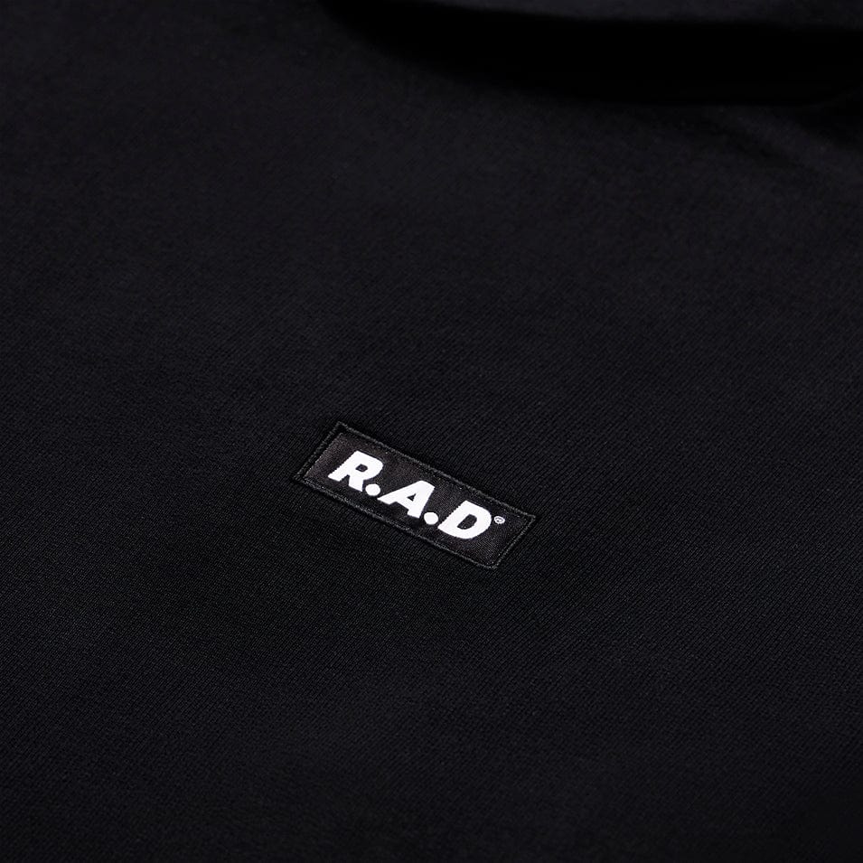 RAD - CREW HOODED SWEAT OFF BLACK picture