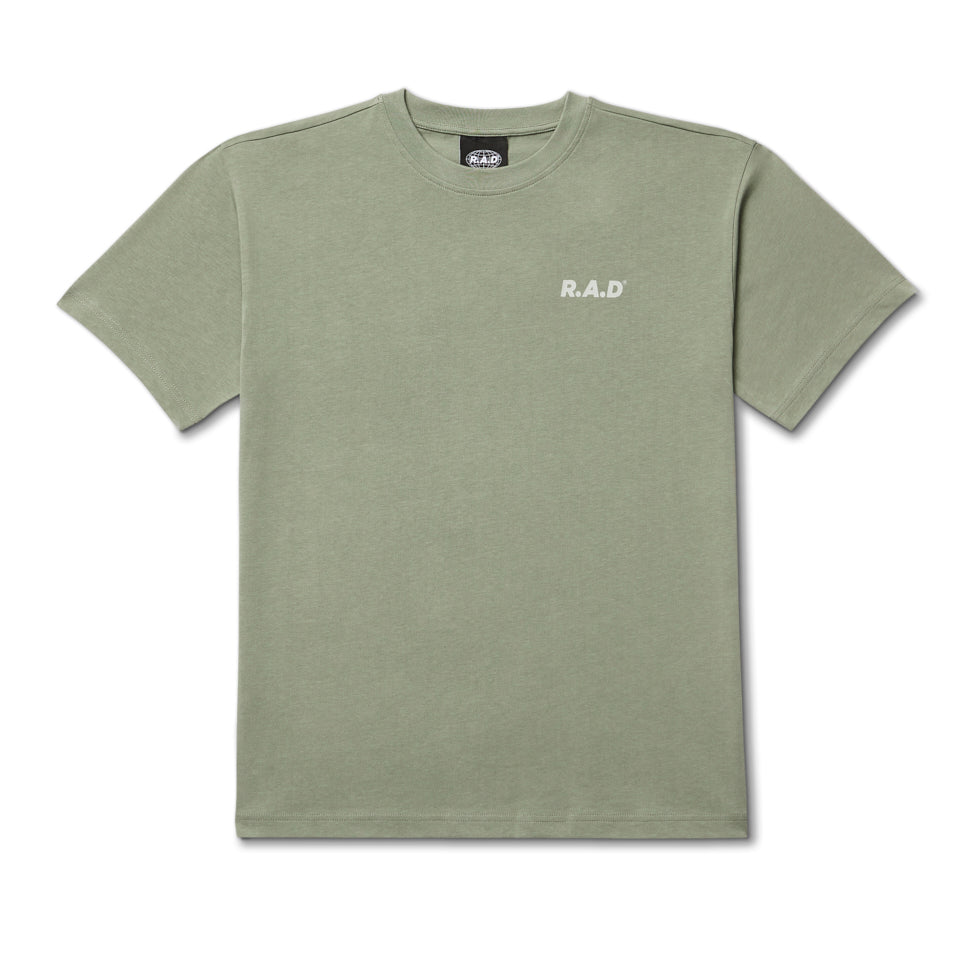 R.A.D HEAVY CREW TEE OLIVE