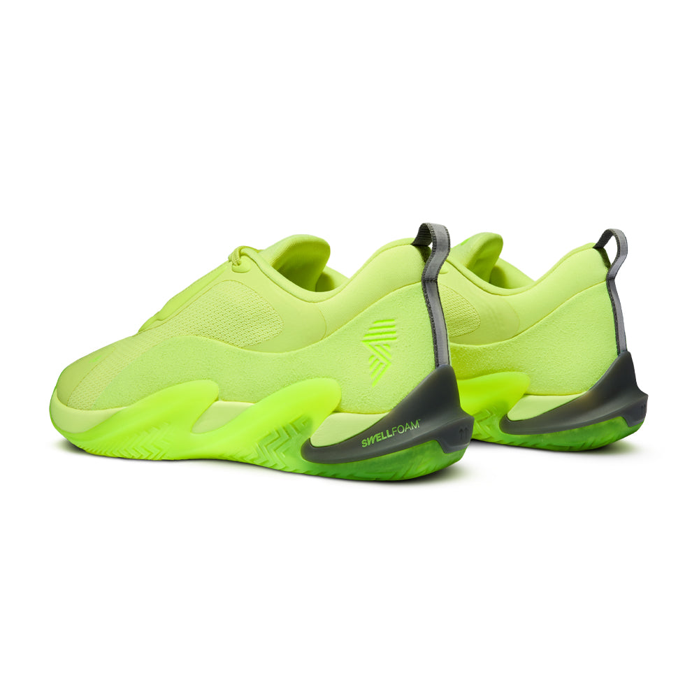R.A.D® ONE V2 LIME ZEST at R.A.D® - Performance Footwear . RADV2MINIMAL_GRAY_VIVID_GREENBack