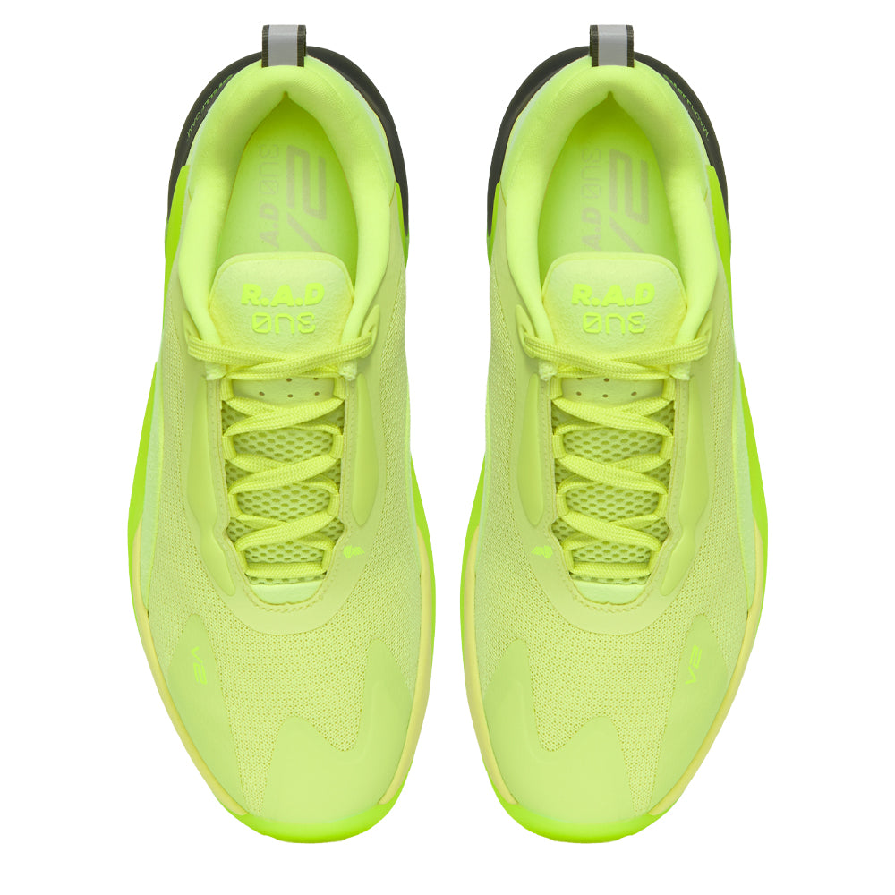 R.A.D® ONE V2 LIME ZEST at R.A.D® - Performance Footwear . RADv2MINIMAL_GRAY_VIVID_GREENTOP