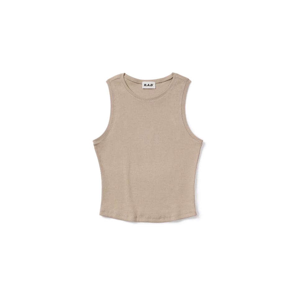 RIB TANK SOFT TAUPE