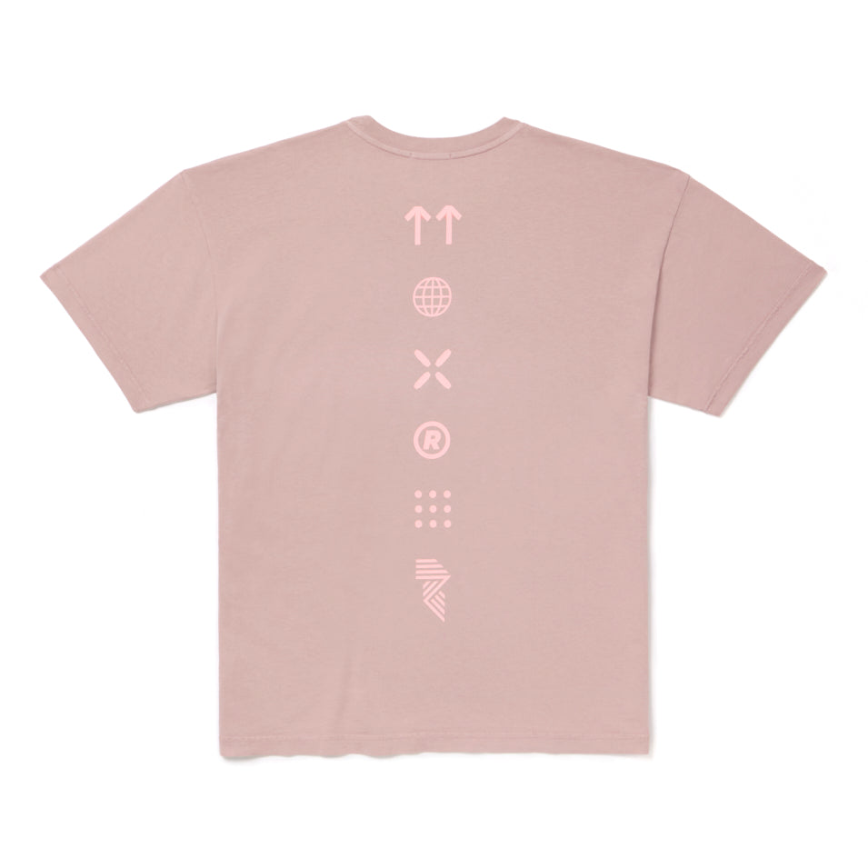 STANDARD™ ICONS TEE PINK MAUVE