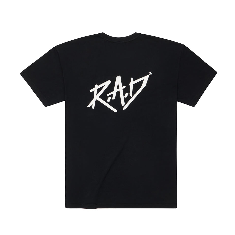 HEAVY™ SKETCH TEE BLACK at R.A.D® - Performance Tees . STRIKE_0325-HSSKBL_BLACK_B — View 2