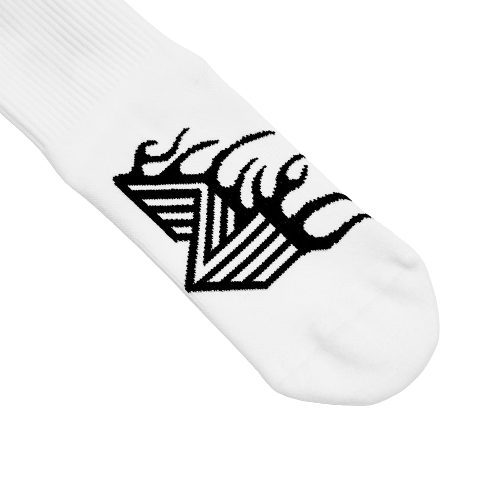 R.A.D® PERFORMANCE SOCK WHITE at R.A.D® - Performance Socks . WHITEGYMPERFORMANCESOCK_4