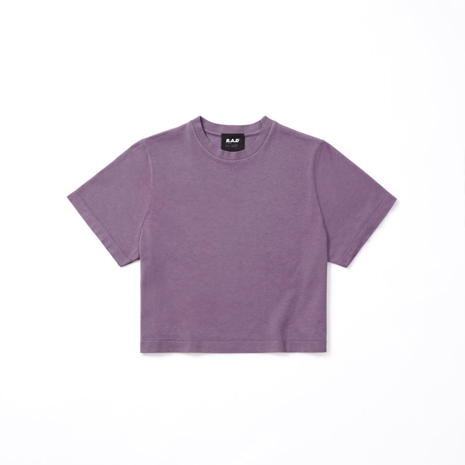 CROP TEE DEEP PURPLE