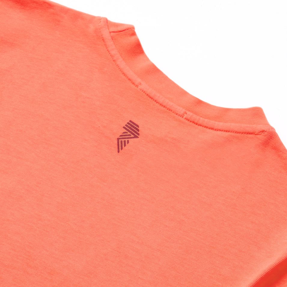 CROP TEE FLUORO ORANGE