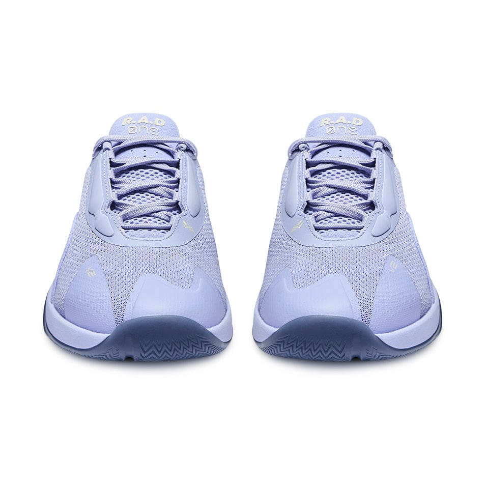 Pair of lavender athletic shoes from R.A.D® ONE V2 BABY LAV collection