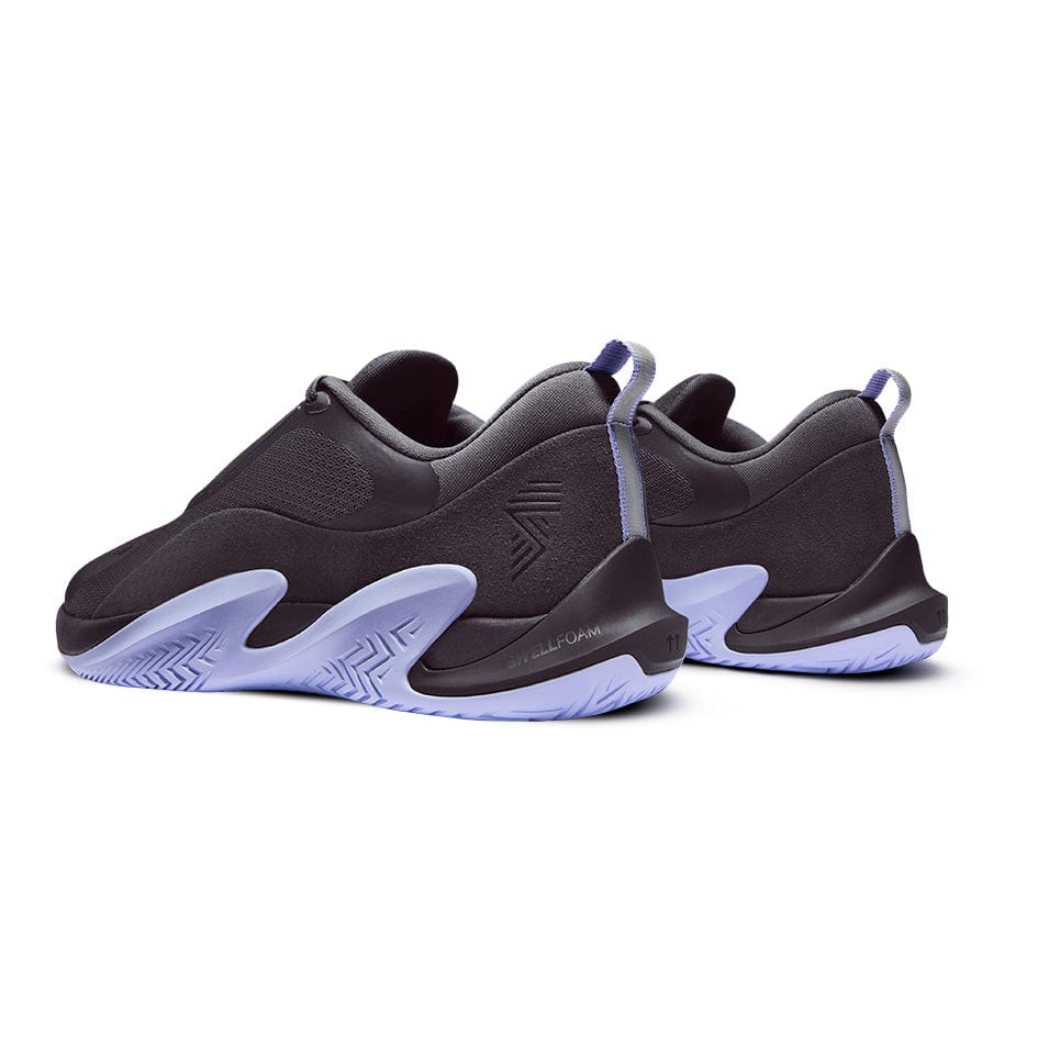 Pair of black and lavender athletic shoes from R.A.D® ONE V2 BLACK TINT collection