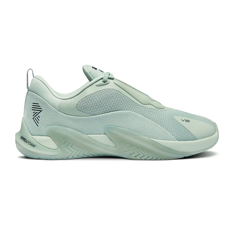 Light green athletic shoe from R.A.D® ONE V2 Dragonfly Green collection