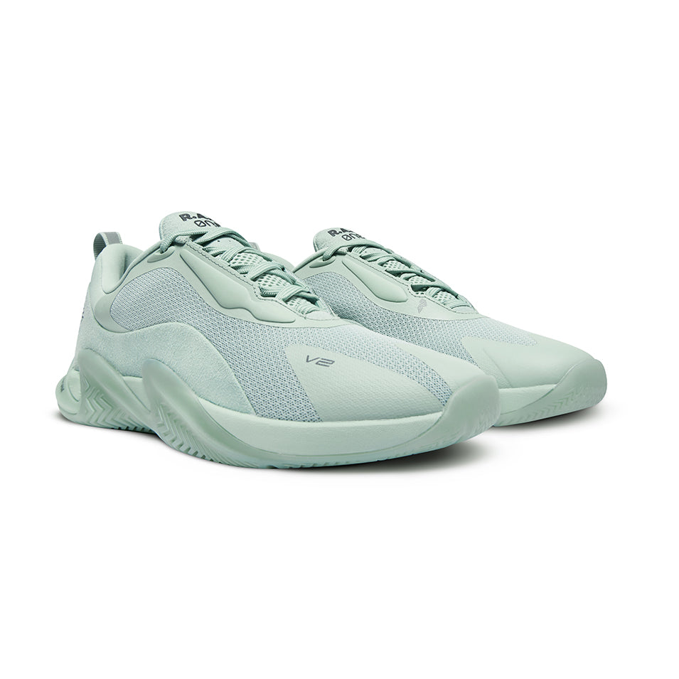Mint green athletic shoes from R.A.D® ONE V2 Dragonfly Green collection