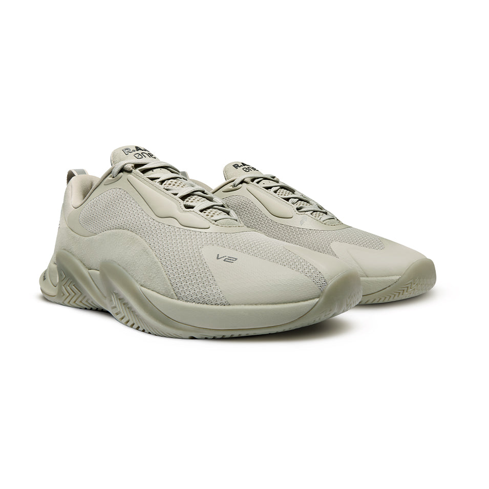 Pair of light gray athletic shoes R.A.D® ONE V2 DUST GREEN product image