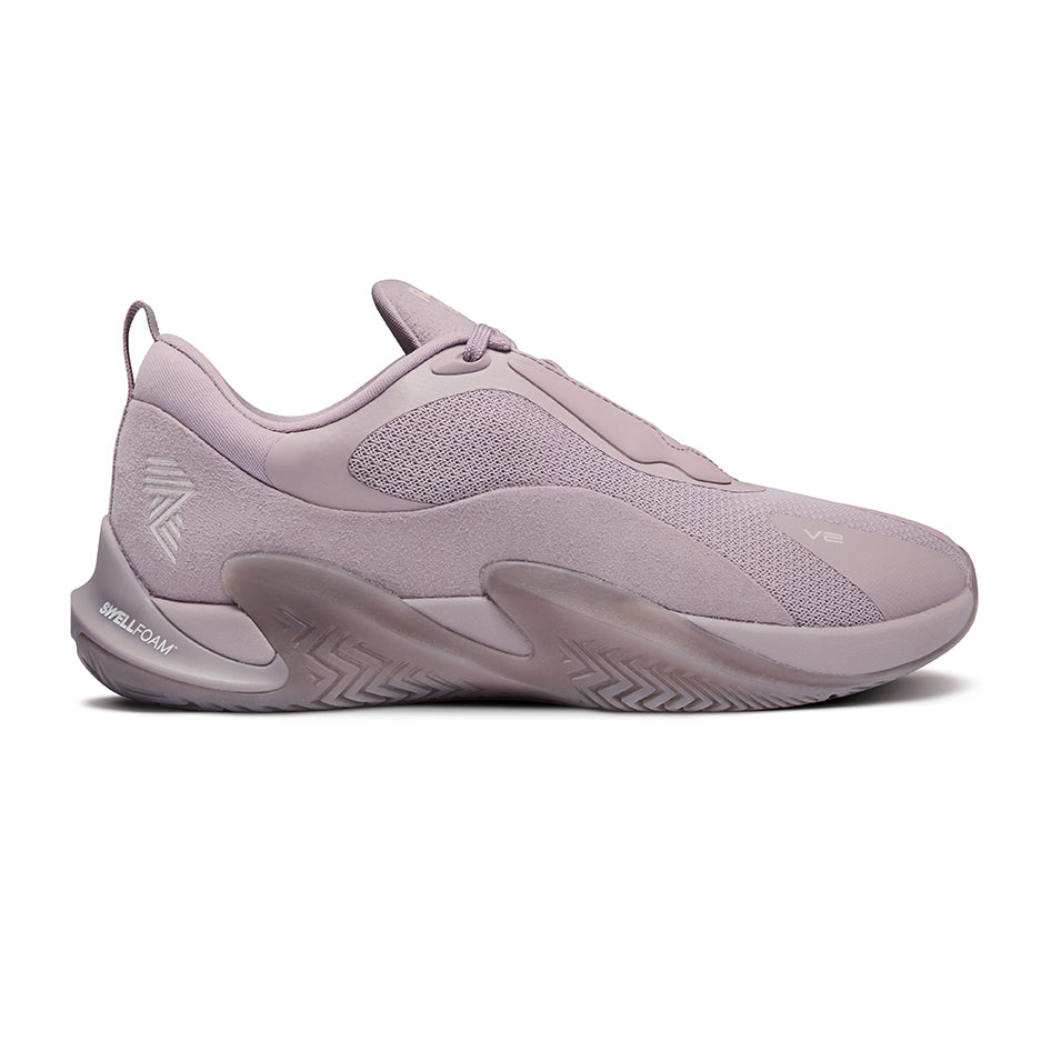 Lavender athletic shoe R.A.D® ONE V2 DUST PURPLE displayed for activewear footwear