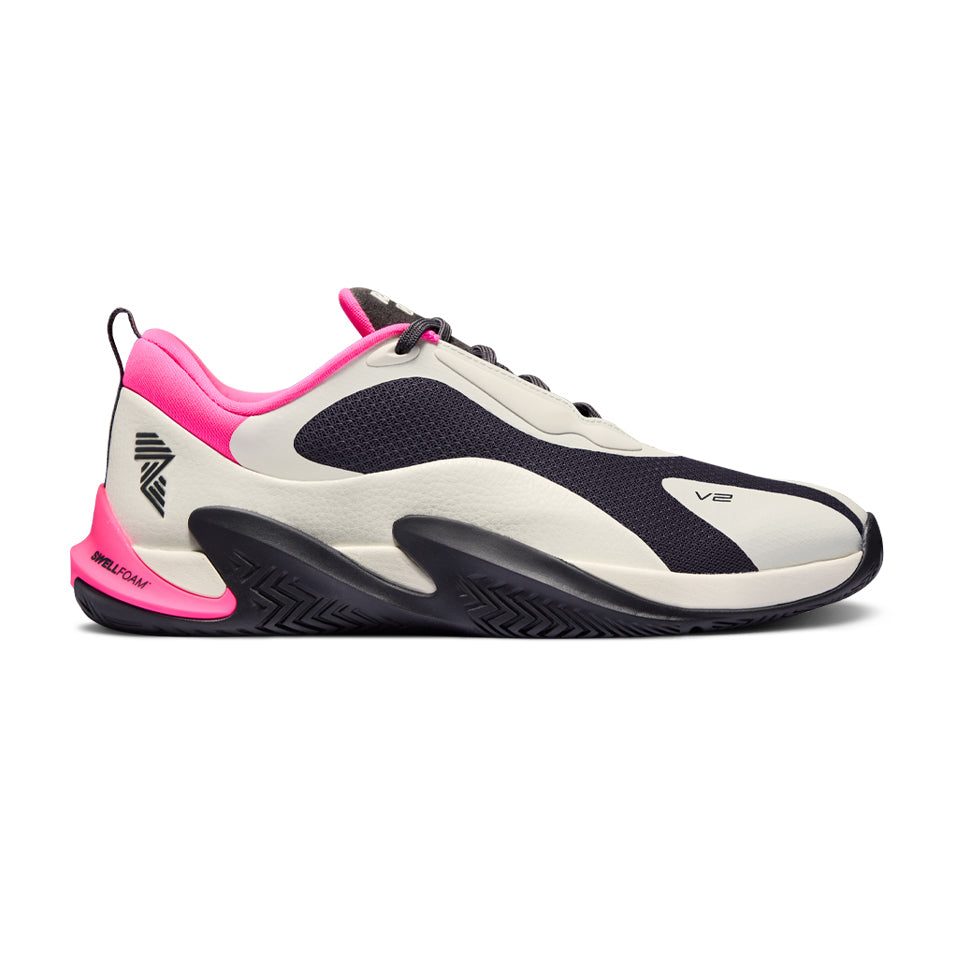 Athletic shoe with pink accents from R.A.D® ONE V2 PANDA PINK collection