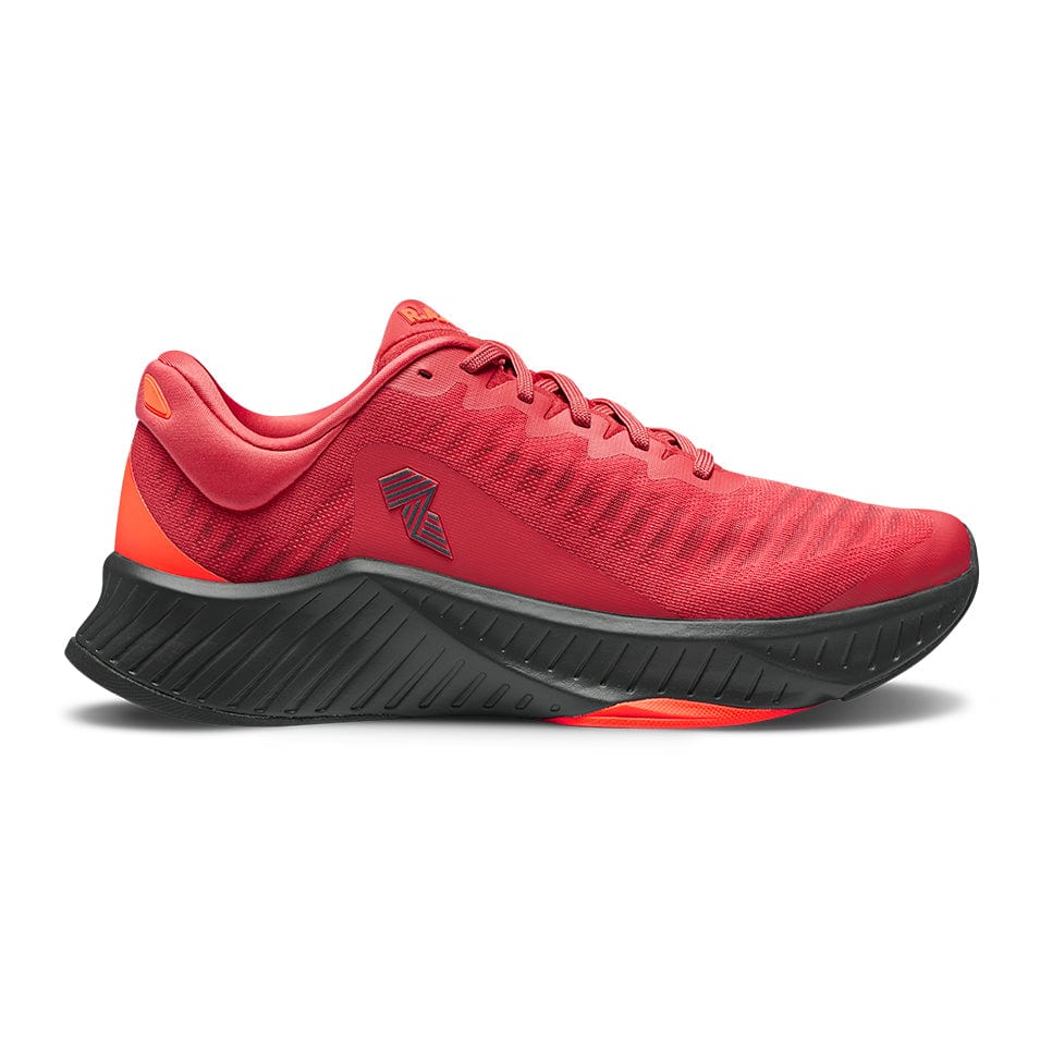 Red running shoe from R.A.D R-1 RED FLASH collection for high-performance training