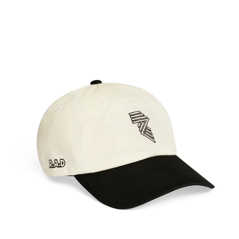 Two-tone Baseball Cap R.A.DAD CAP OFF WHITE showcasing stylish headwear