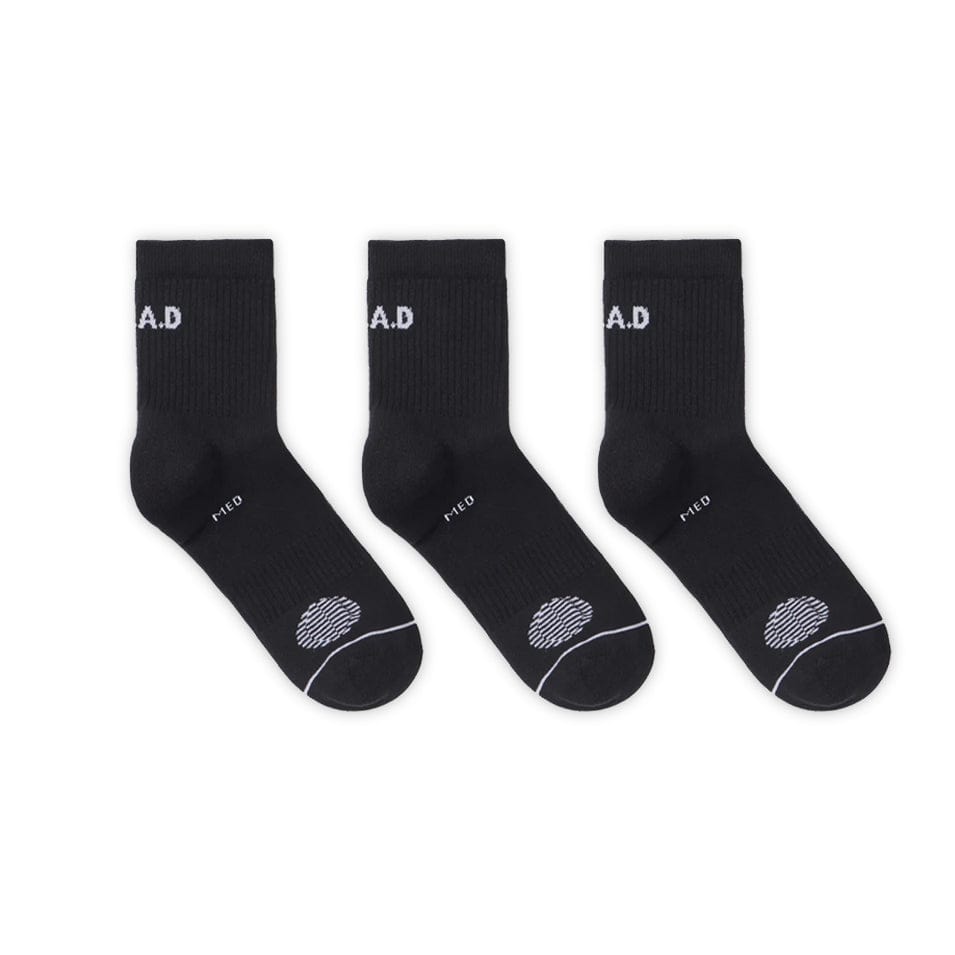 Three black socks.