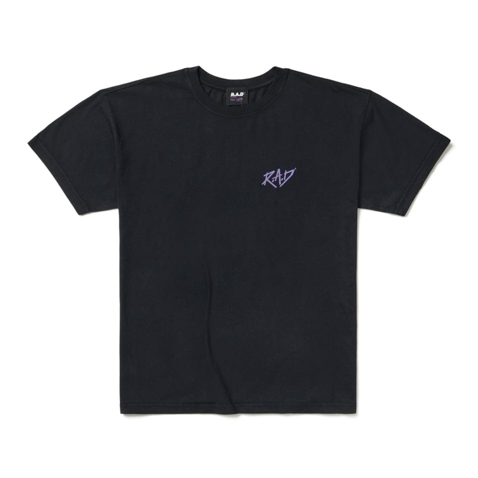 Black short-sleeved SKETCH TEE BLACK displayed on a product page